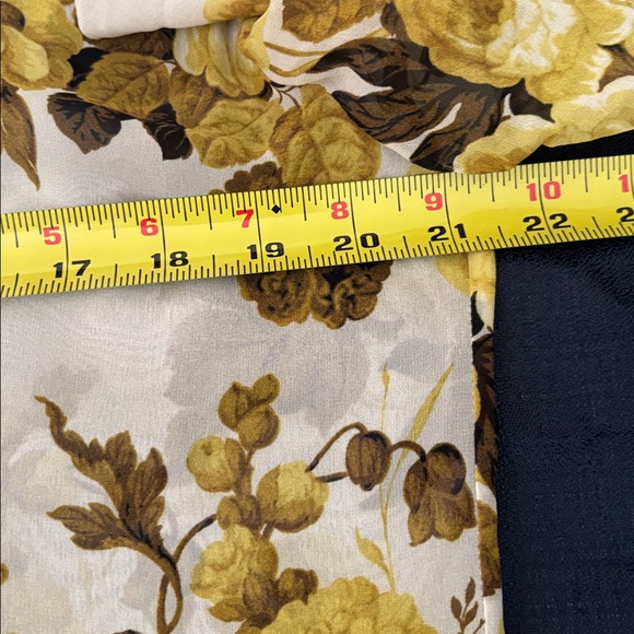 Robert Rodriguez Yellow and Brown Floral Blouse ( New ) - Picture 5 of 8